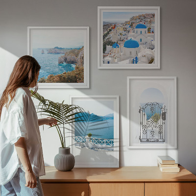 Composição de quadros Arquitetura marítima da Grécia