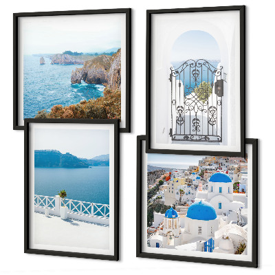Composição de quadros Arquitetura marítima da Grécia