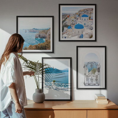 Composição de quadros Arquitetura marítima da Grécia