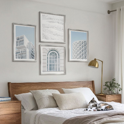 Composição de quadros geometria da arquitetura moderna