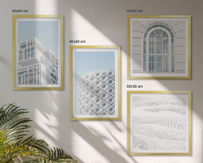 Composição de quadros geometria da arquitetura moderna