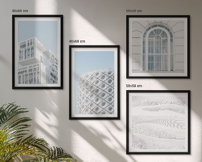 Composição de quadros geometria da arquitetura moderna