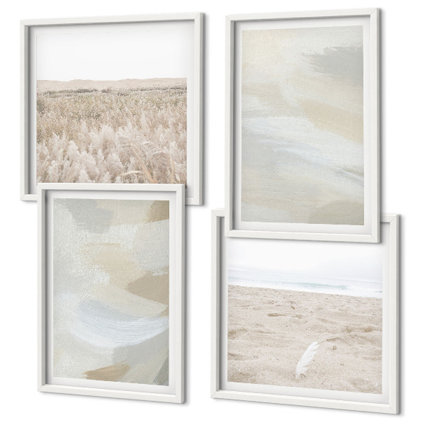 Composição de quadros Fundo abstrato com traços delicados