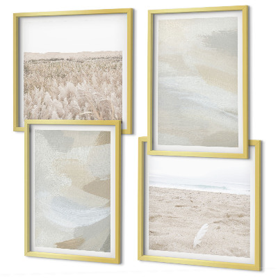 Composição de quadros Fundo abstrato com traços delicados