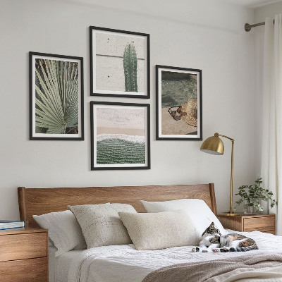Composição de quadros Acessórios para plantas tropicais