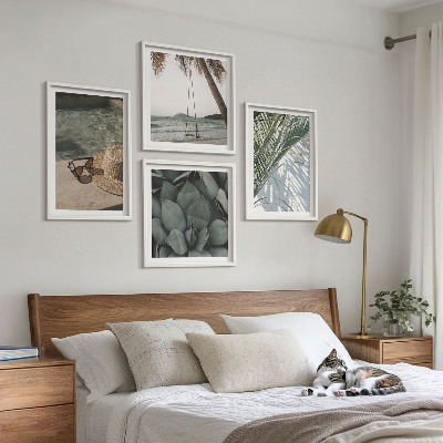 Composição de quadros Plantas tropicais para férias