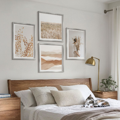 Composição de quadros Motivos de plantas em estilo boho