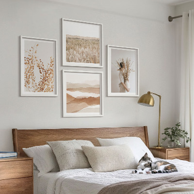 Composição de quadros Motivos de plantas em estilo boho