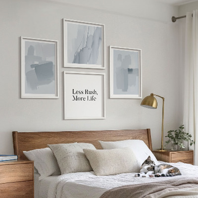Composição de quadros Composições abstratas em aquarela