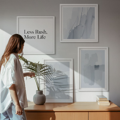 Composição de quadros Composições abstratas em aquarela
