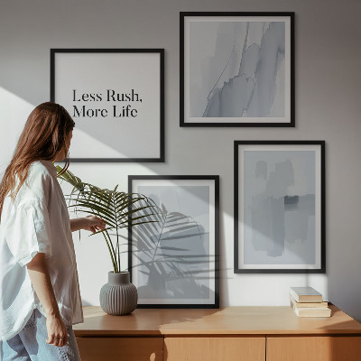 Composição de quadros Composições abstratas em aquarela