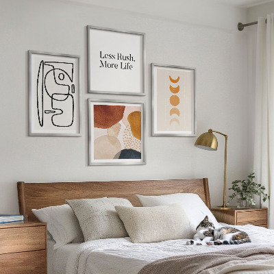 Composição de quadros Formas abstratas e cores