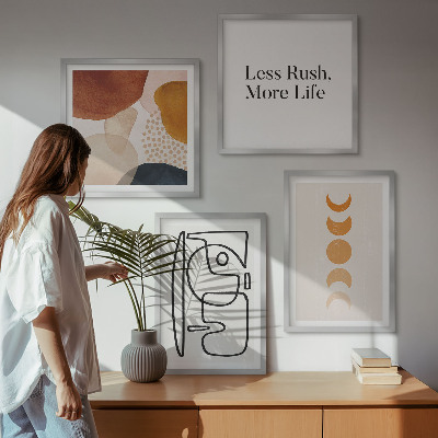 Composição de quadros Formas abstratas e cores