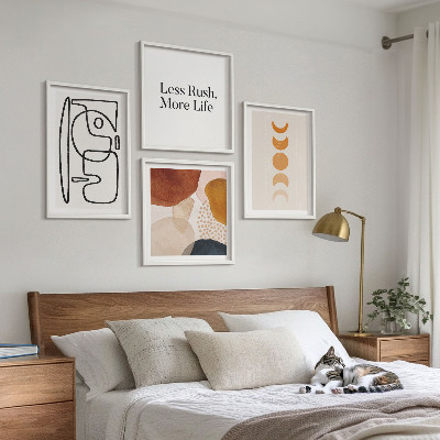 Composição de quadros Formas abstratas e cores