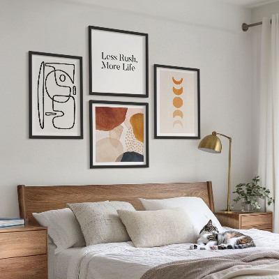 Composição de quadros Formas abstratas e cores