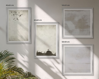 Composição de quadros Textura de bando de pássaros