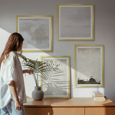 Composição de quadros Textura de bando de pássaros