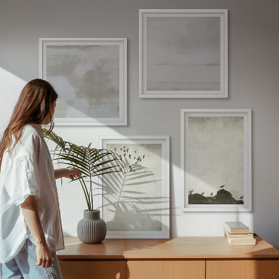 Composição de quadros Textura de bando de pássaros