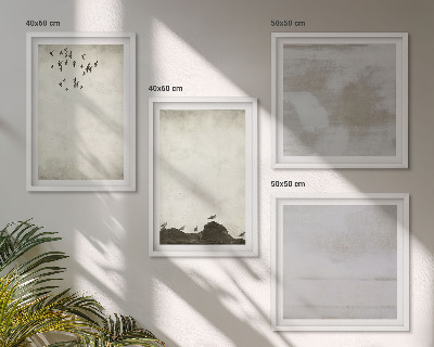 Composição de quadros Textura de bando de pássaros