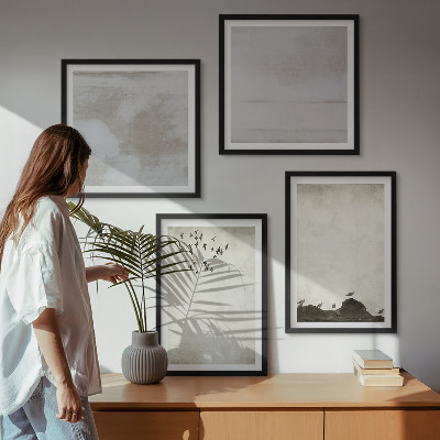 Composição de quadros Textura de bando de pássaros
