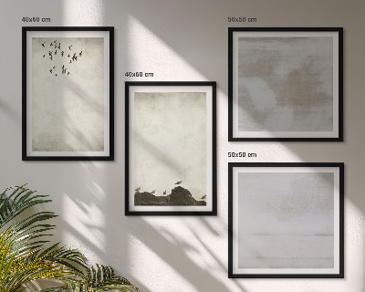 Composição de quadros Textura de bando de pássaros