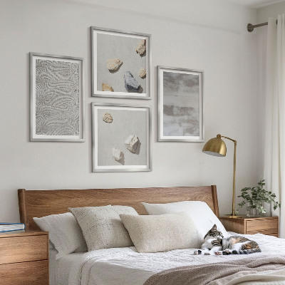 Composição de quadros Texturas minimalistas modernas