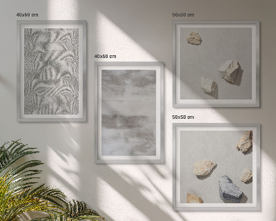 Composição de quadros Texturas minimalistas modernas