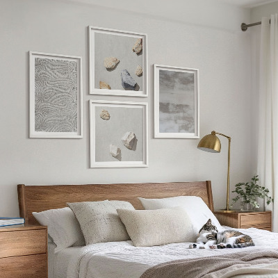 Composição de quadros Texturas minimalistas modernas