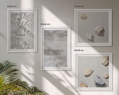 Composição de quadros Texturas minimalistas modernas