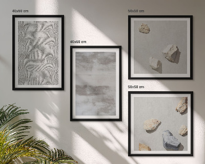 Composição de quadros Texturas minimalistas modernas