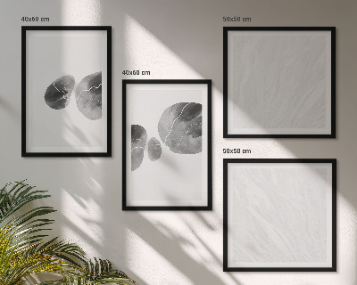 Políptico com moldura respingos de tinta de arte abstrata