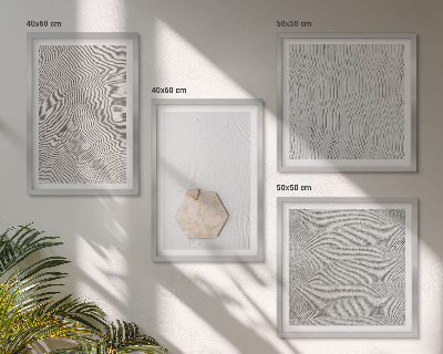 Composição de quadros Texturas de areia boho leves