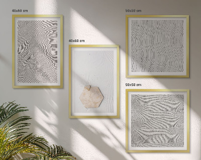 Composição de quadros Texturas de areia boho leves