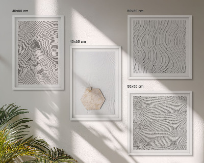 Composição de quadros Texturas de areia boho leves