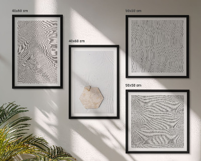 Composição de quadros Texturas de areia boho leves