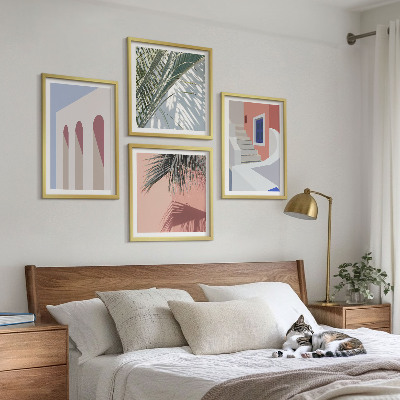 Composição de quadros Ilustrações da arquitetura da cidade