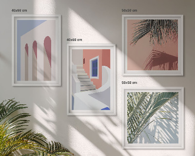 Composição de quadros Ilustrações da arquitetura da cidade