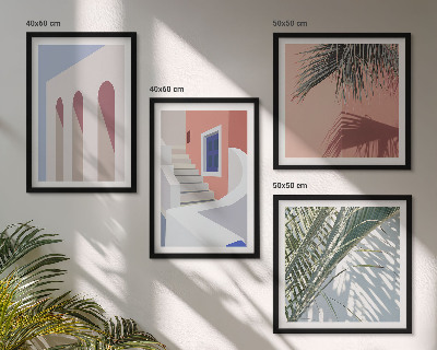 Composição de quadros Ilustrações da arquitetura da cidade