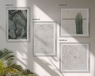 Composição de quadros Texturas de verão dos trópicos