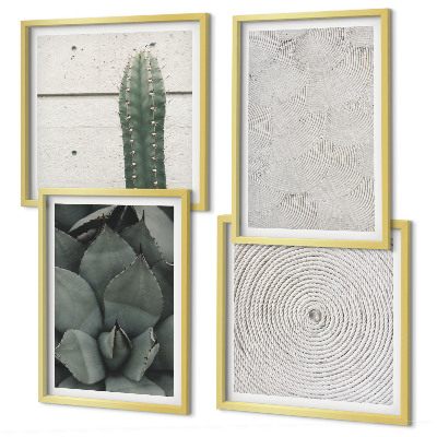 Composição de quadros Texturas de verão dos trópicos