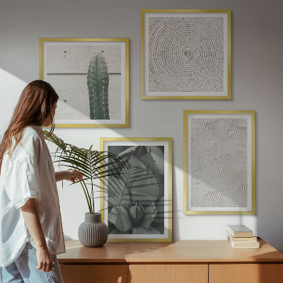 Composição de quadros Texturas de verão dos trópicos