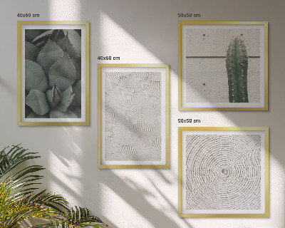Composição de quadros Texturas de verão dos trópicos