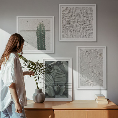 Composição de quadros Texturas de verão dos trópicos