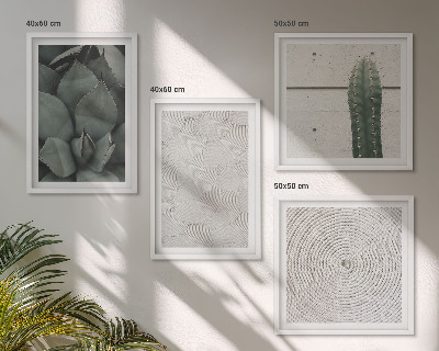 Composição de quadros Texturas de verão dos trópicos