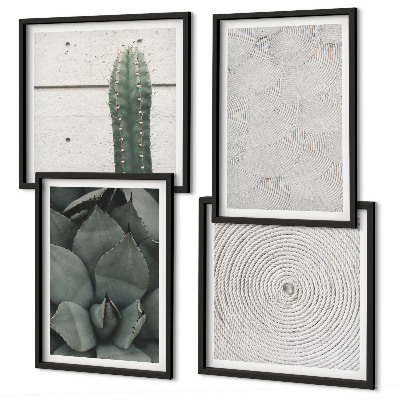 Composição de quadros Texturas de verão dos trópicos