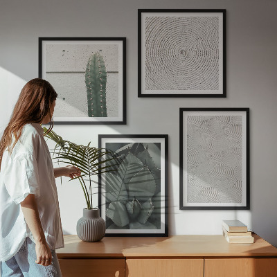 Composição de quadros Texturas de verão dos trópicos