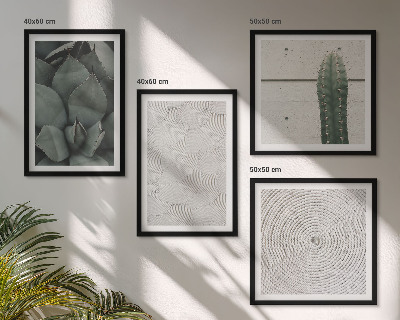 Composição de quadros Texturas de verão dos trópicos