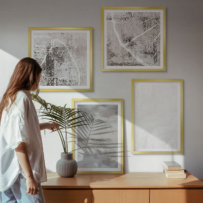 Composição de quadros Formas abstratas modernas