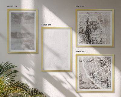 Composição de quadros Formas abstratas modernas
