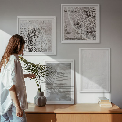 Composição de quadros Formas abstratas modernas